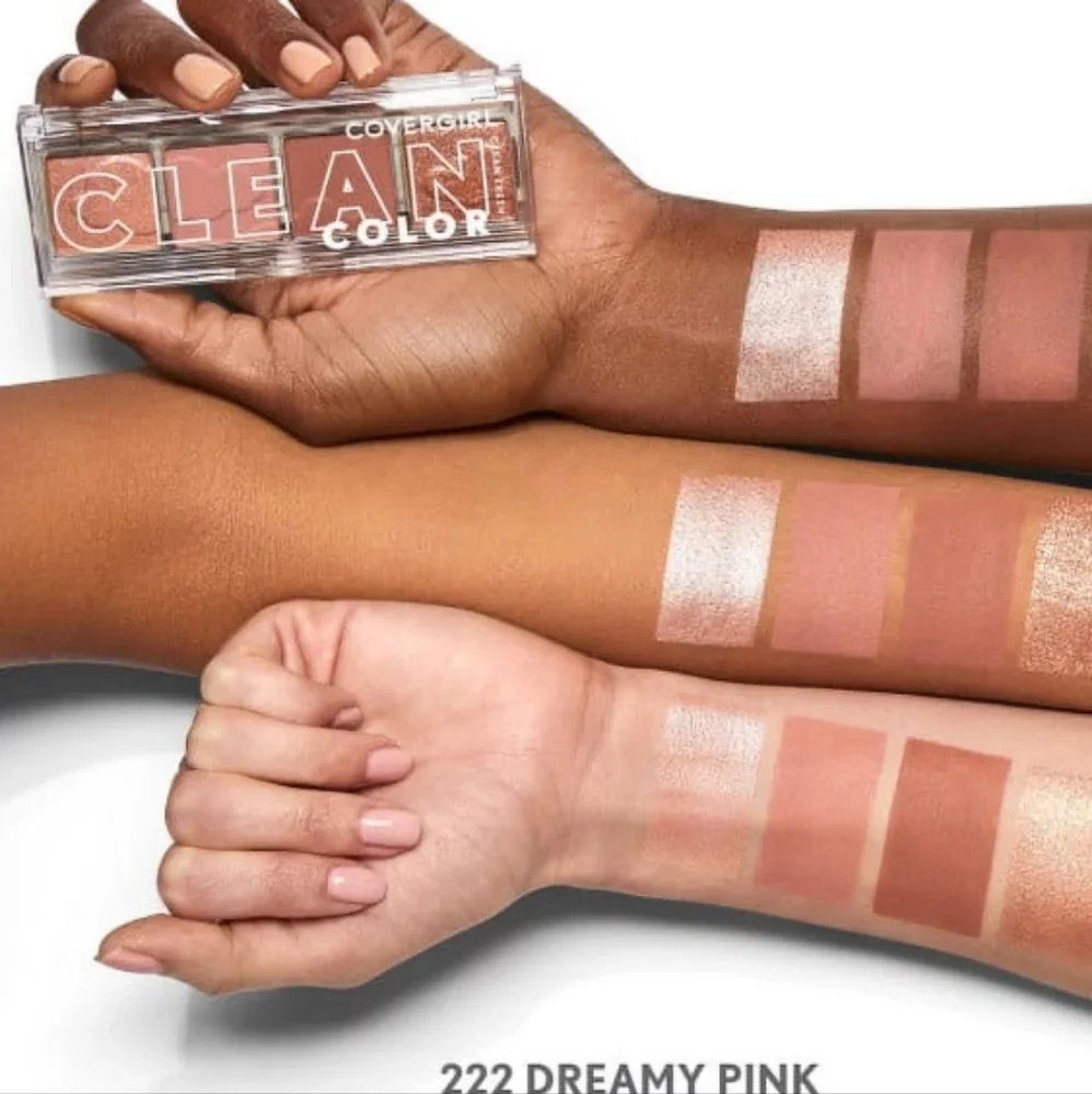 Paraben-Free Eyeshadow Clean Fresh matte shimmer metallic vegan makeup no Talc